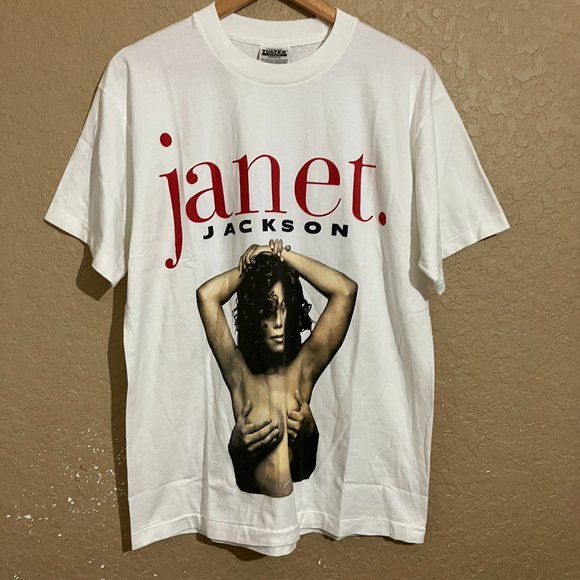 Other - Janet Jackson Barcelona World Tour Rap Band Tee T-Shirt L White Modern